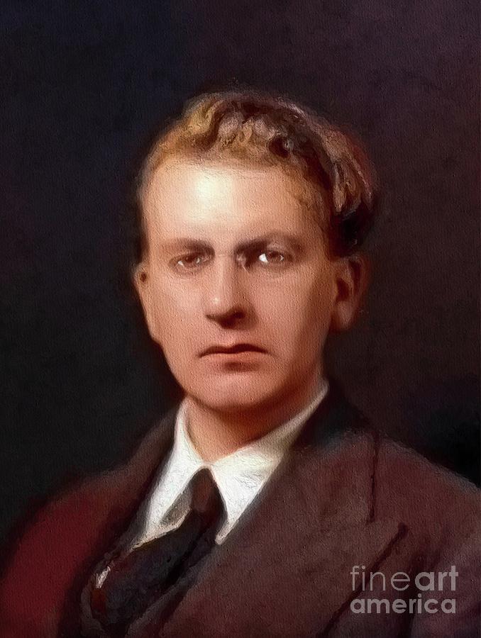 Portrait Painting - John Logie Baird, Famous Scientist by Esoterica Art Agency