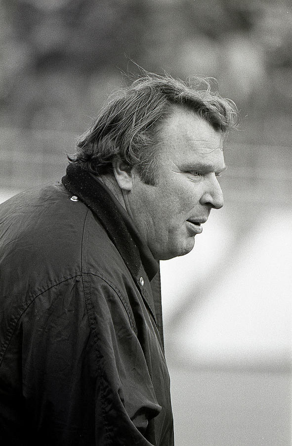 Oakland Raiders Photograph - John Madden by Positive Images