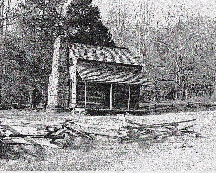 John Oliver cabin Photograph by Steve Carpenter - Fine Art America