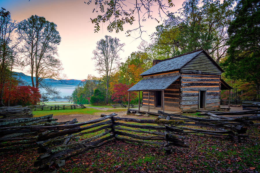 Mountain Photograph - John Oliver Place in Cades Cove by Rick Berk