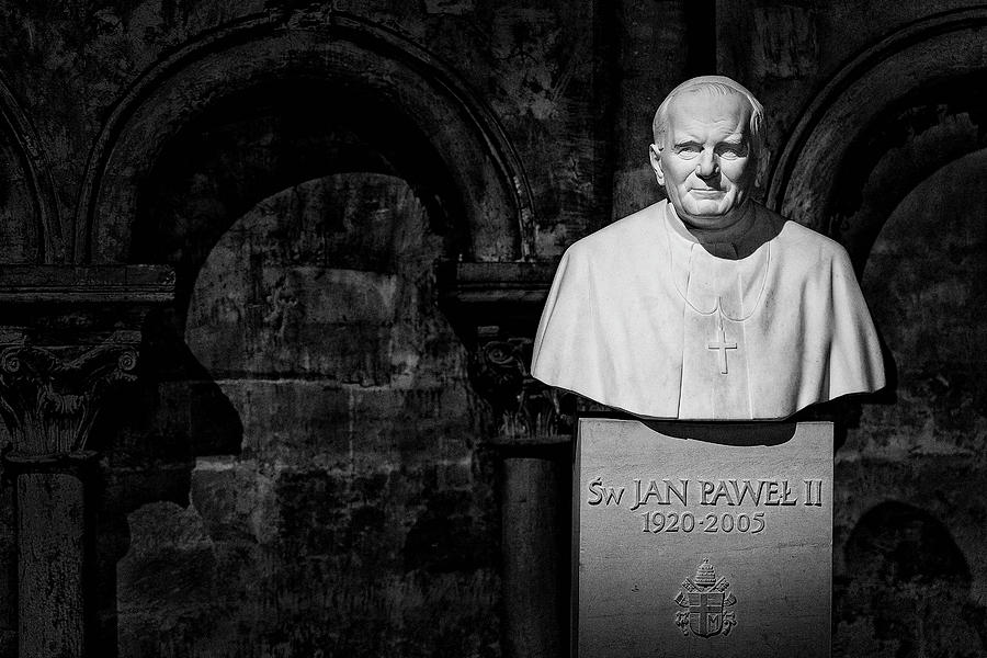 Paris Photograph - John Paul II by Stephen Stookey