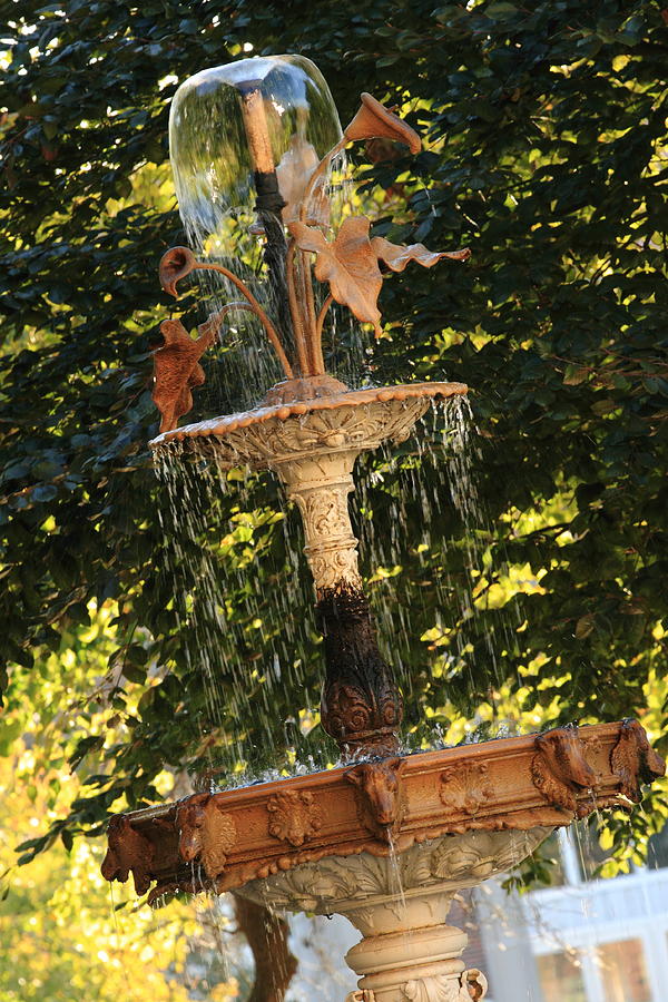 John Purdue Fountain in Color Photograph by Coby Cooper