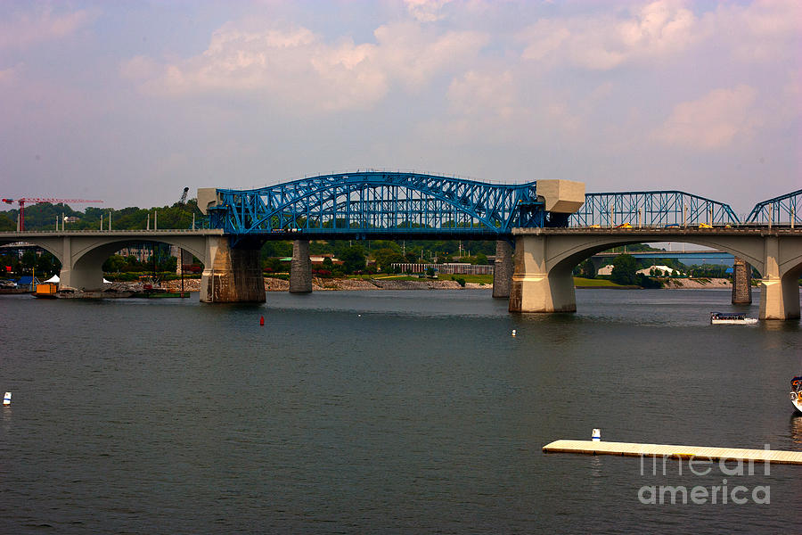 Transportation Photograph - John Ross Bridge No 2 by Alan Look