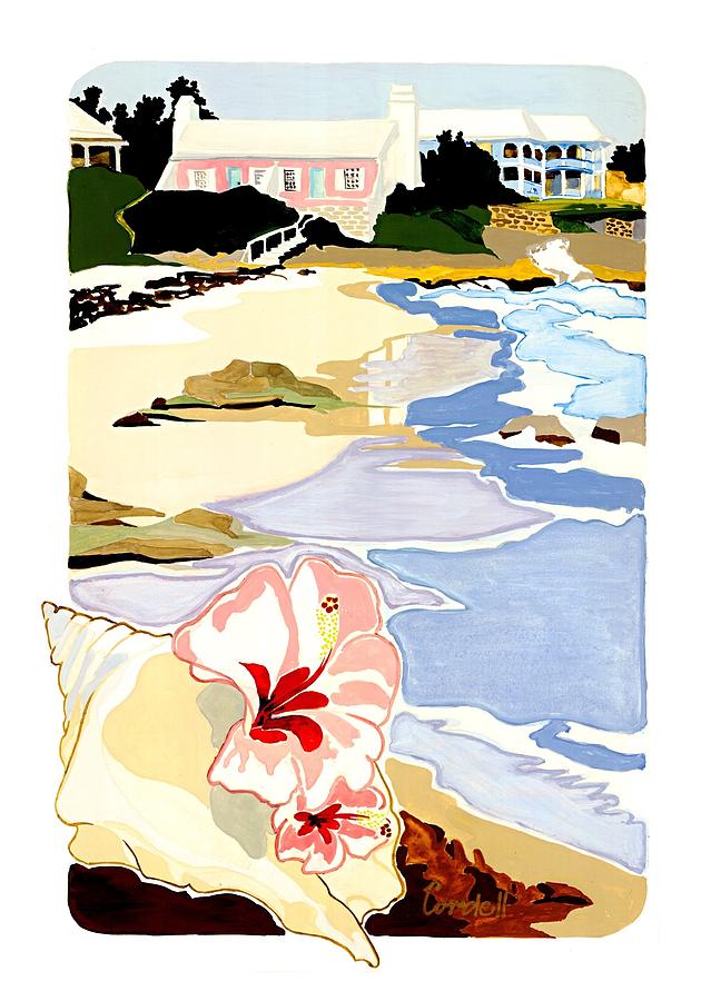 John Smiths Bay - Bermuda Painting by Joan Cordell
