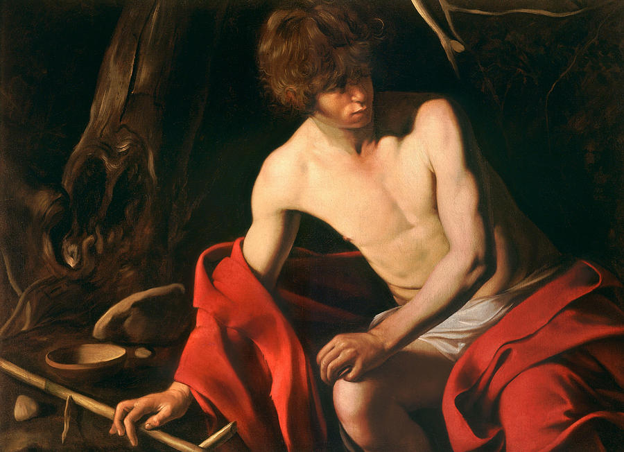 John the Baptist Painting by Caravaggio