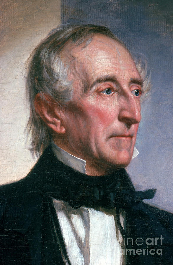 John Tyler Photograph by Photo Researchers