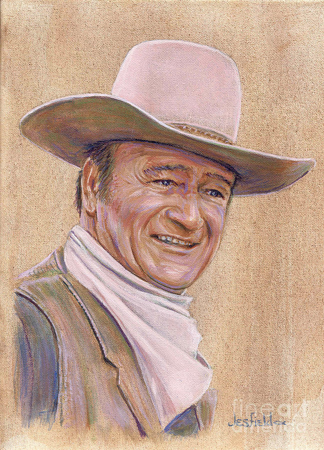 John Wayne Painting By Leroy Jesfield