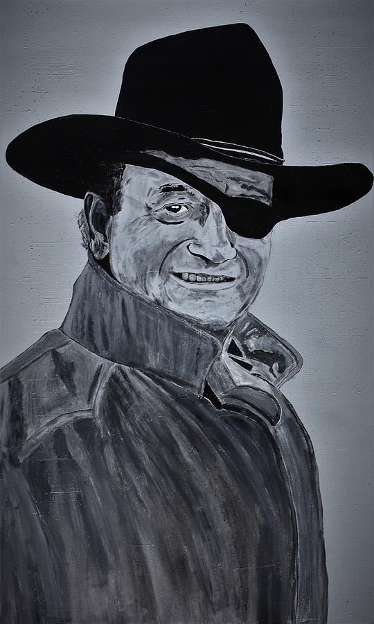 John Wayne Painting by Ralph LeCompte