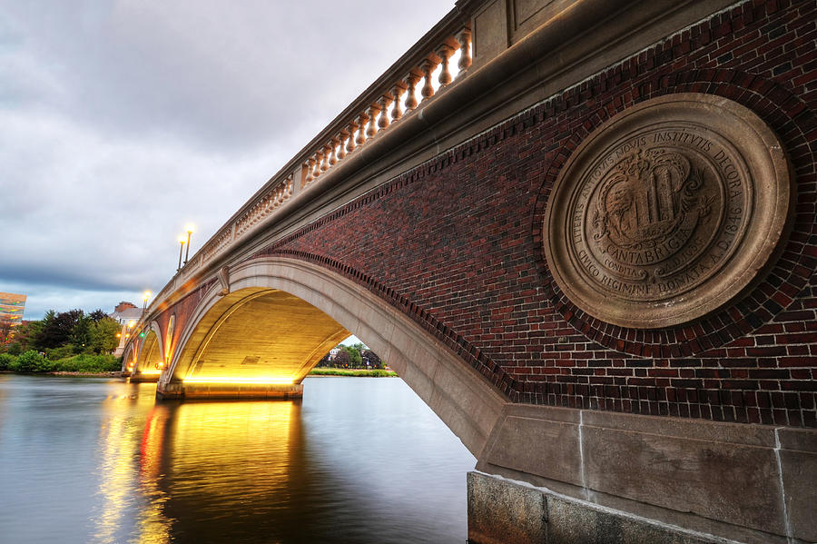 Cambridge Photograph - John Weeks Bridge Charles River Harvard Square Cambridge MA by Toby McGuire