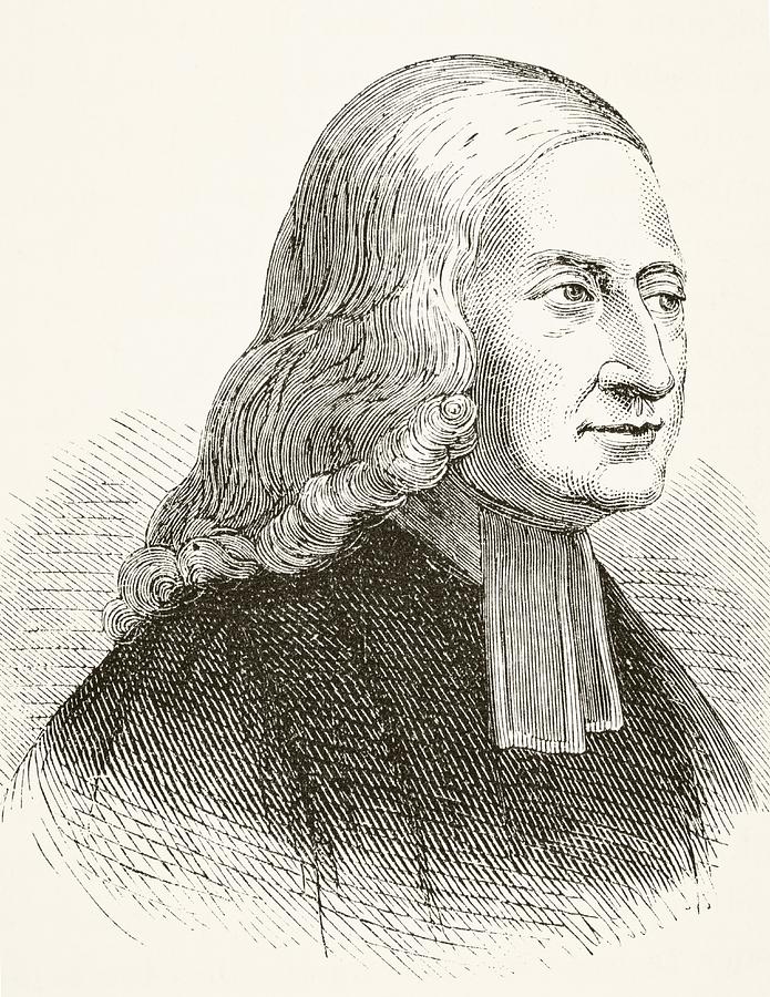 John Wesley 1703 To 1791. Anglican Drawing by Vintage Design Pics