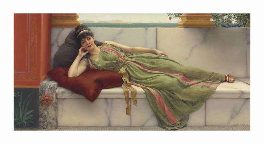 John William Godward, R.b.a. 1861-1922 A Siesta Painting