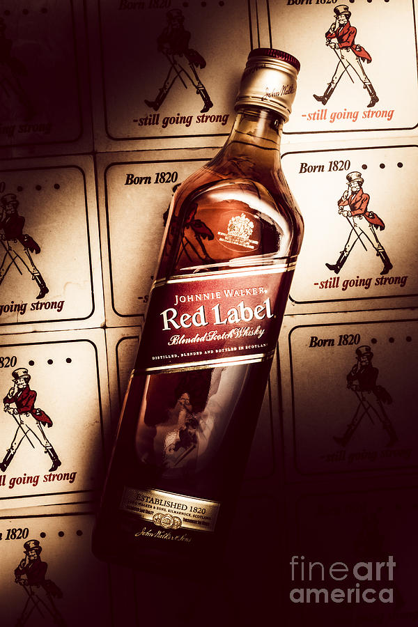 Johnnie Walker Red Label blended whisky  Photograph by Jorgo Photography