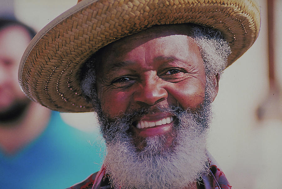 Johnny Barnes Was The Welcome Man Photograph By Carl Purcell