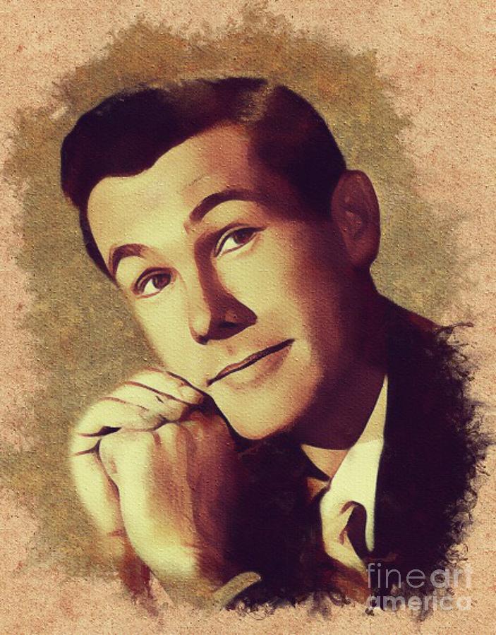 Johnny Carson, Vintage Entertainer Painting