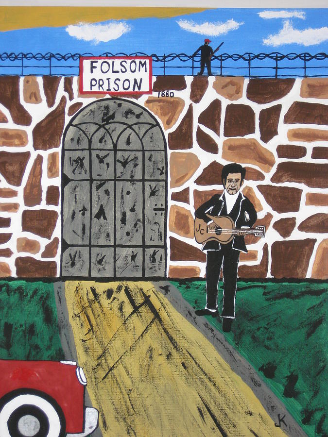Johnny Cash Painting by Jeffrey Koss