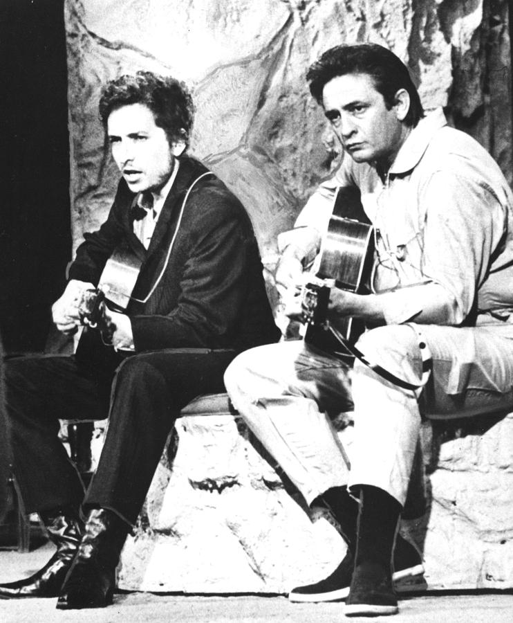 Guitar Still Life Photograph - Johnny Cash, With Bob Dylan, C. 1969 by Everett