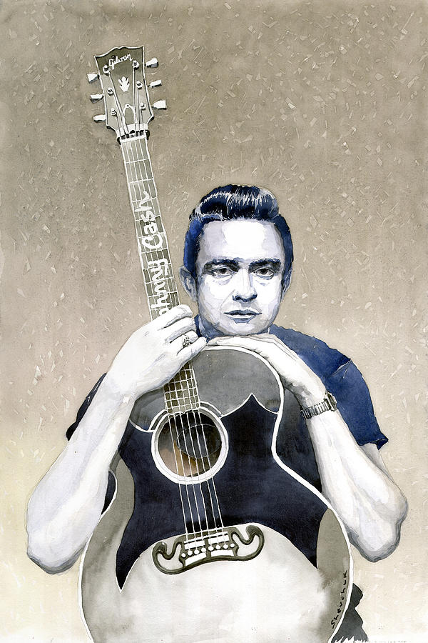 Johnny Cash Painting - Johnny Cash by Yuriy Shevchuk