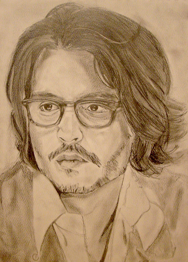 Johnny Depp Drawing by Andrew Ormes