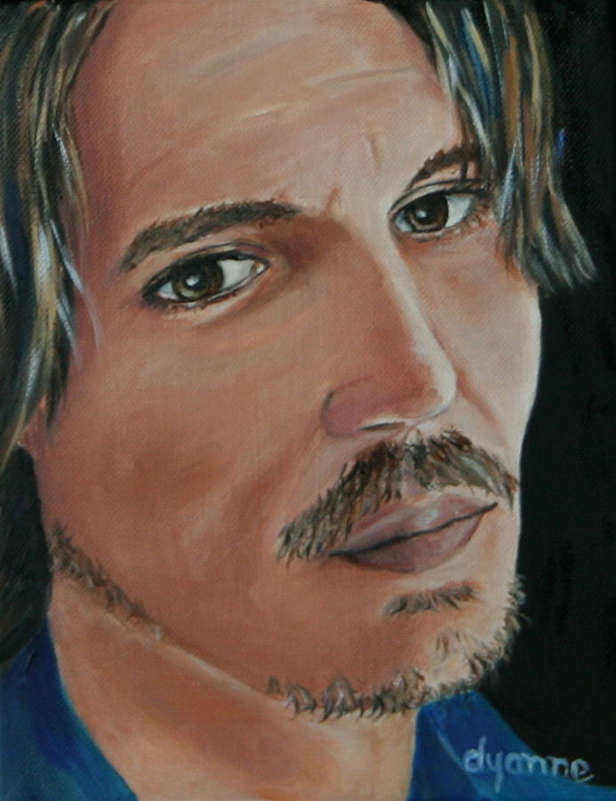 Johnny Depp Painting - Johnny Depp by Dyanne Parker
