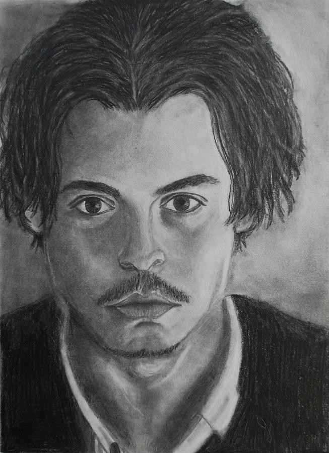 Johnny Depp Drawing by Jessica Rietz - Fine Art America