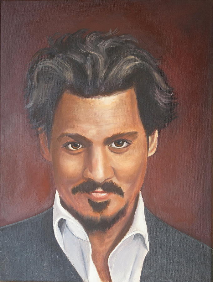 Johnny Depp Painting by Kathie Camara