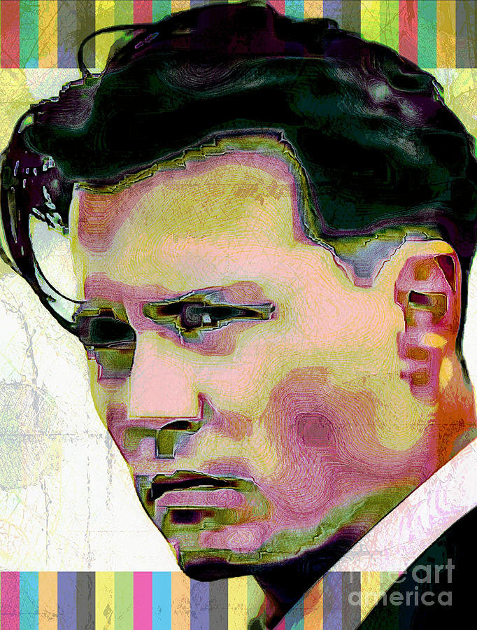 Johnny Depp - Pop art Digital Art by Ian Gledhill
