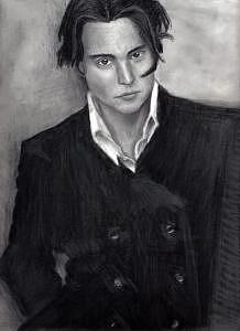 Johnny Depp Drawing - Johnny Depp The Best Portrait I Have Done by Katie Alfonsi Johnny Depp Drawing - Johnny Depp The Best Portrait I Have Done by Katie Alfonsi