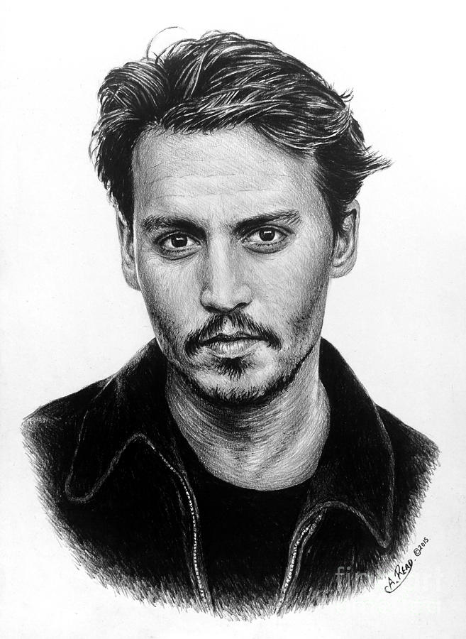 Johnny Depp version 2 Painting by Andrew Read