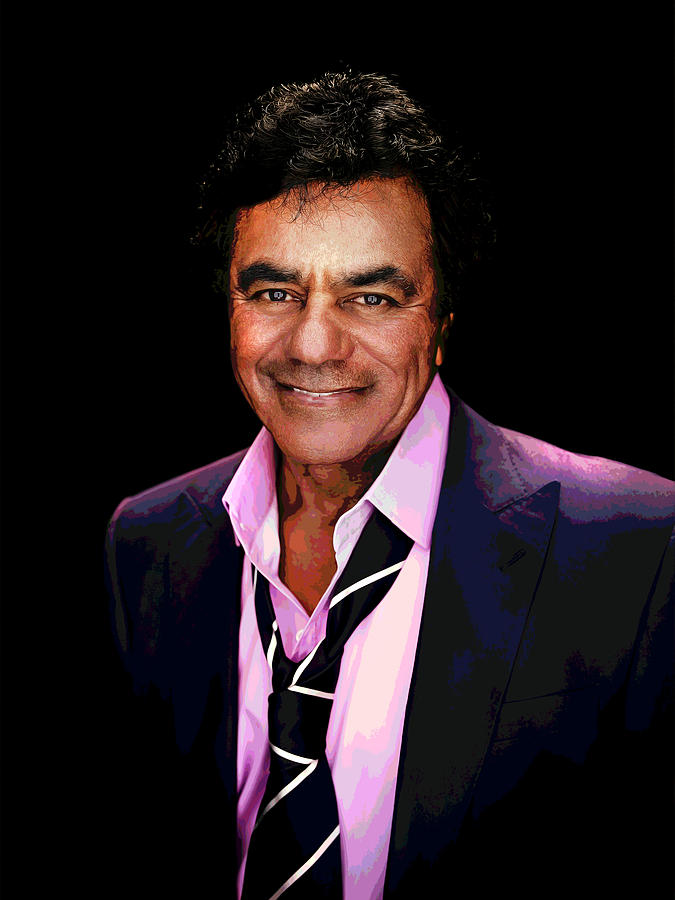 Johnny Mathis Painting by Elaine Plesser - Fine Art America