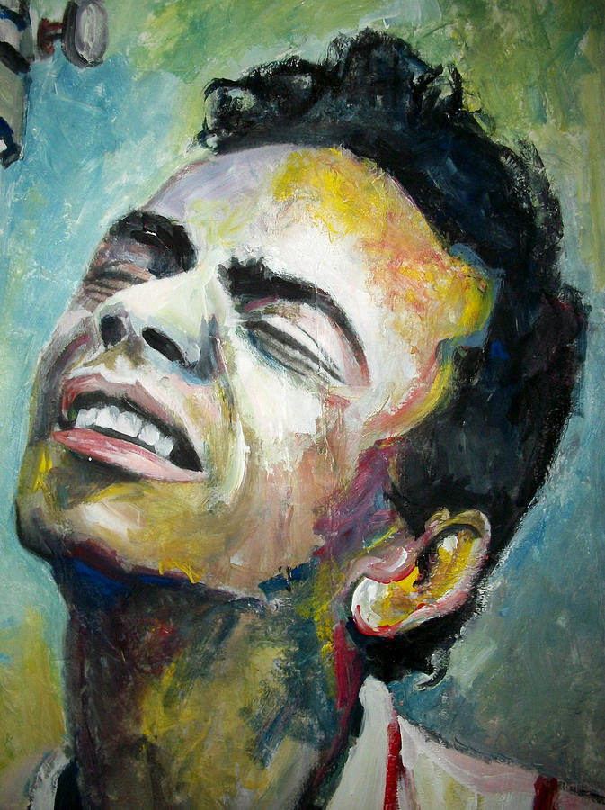 Jazz Painting - Johnny Mathis by Marcelo Neira