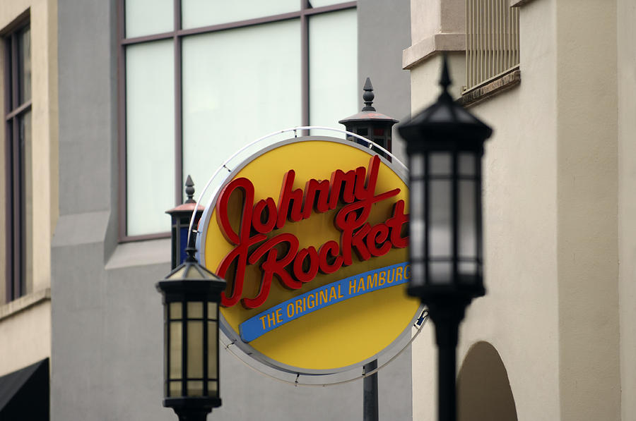 Johnny Rocket Signage Photograph by Jill Reger