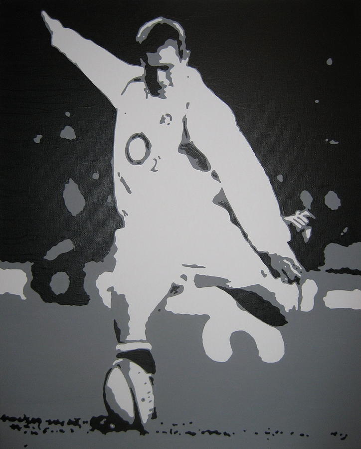 England Painting - Johnny Wilkinson by Dan Carman England Painting - Johnny Wilkinson by Dan Carman