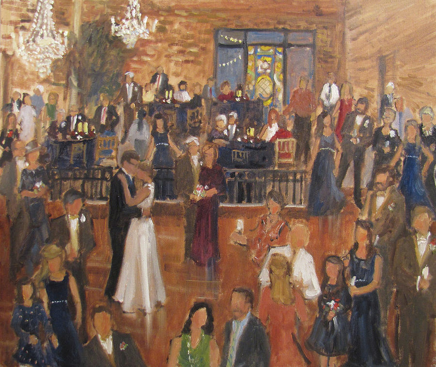 Johnson Jackson Reception Painting By Barbara Davis