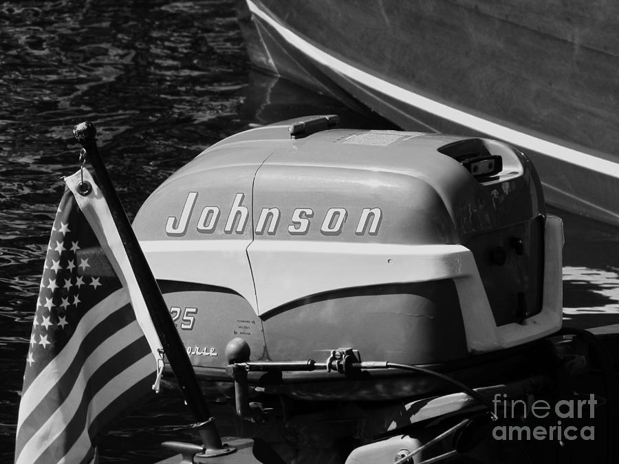 Johnson Outboard Photograph by Neil Zimmerman