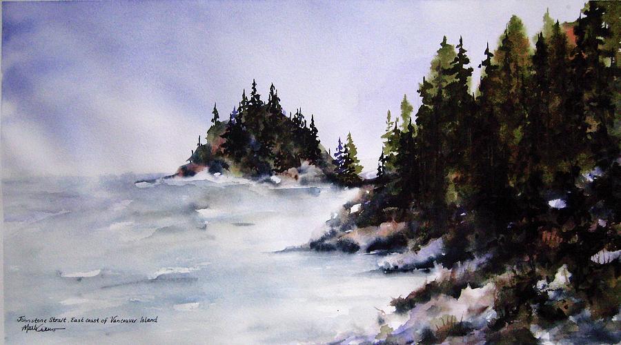 Johnstone Strait Painting by Marti Green