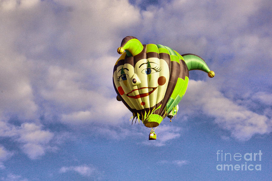 Joker balloon Photograph by Jeff Swan