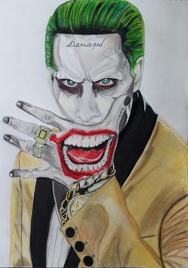 Suicide Squad Mixed Media - Joker Illustration Art by Vaibhav Salvi