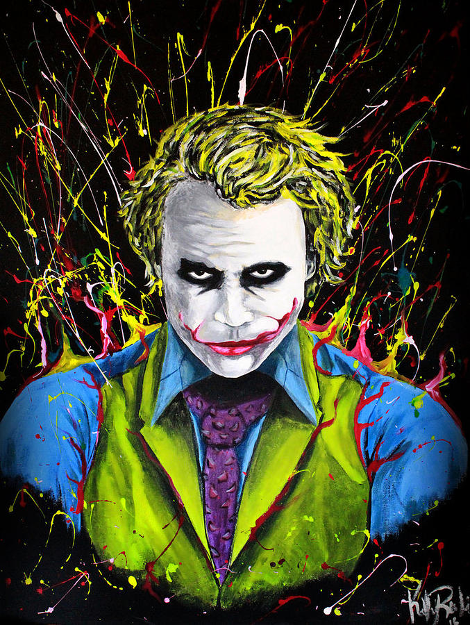 Joker Painting by Kelly Renken
