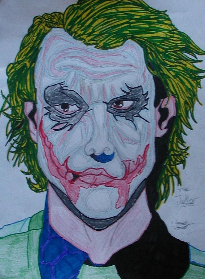 Joker Drawing by Sean Connolly - Fine Art America