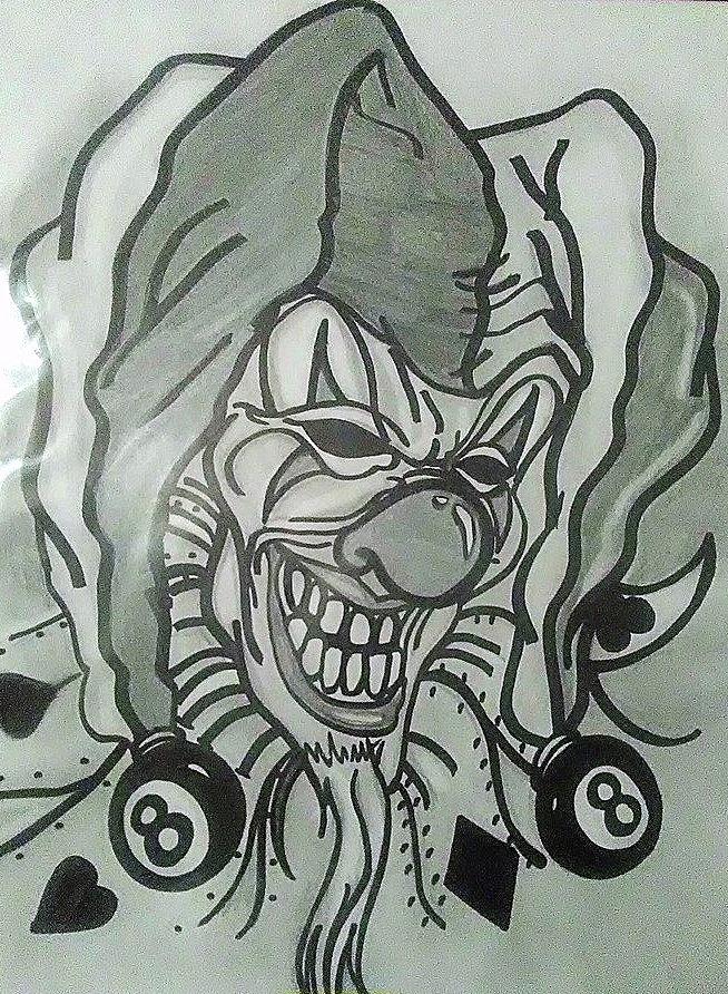 Featured image of post Graffiti Joker Drawing How to draw tribal joker step by step drawing guide by dawn
