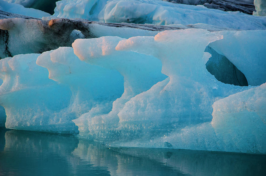 Jokulsarlon Glacier Lagoon 5 Photograph by Deborah Smolinske