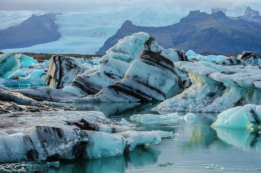 Jokulsarlon Glacier Lagoon 6 Photograph by Deborah Smolinske