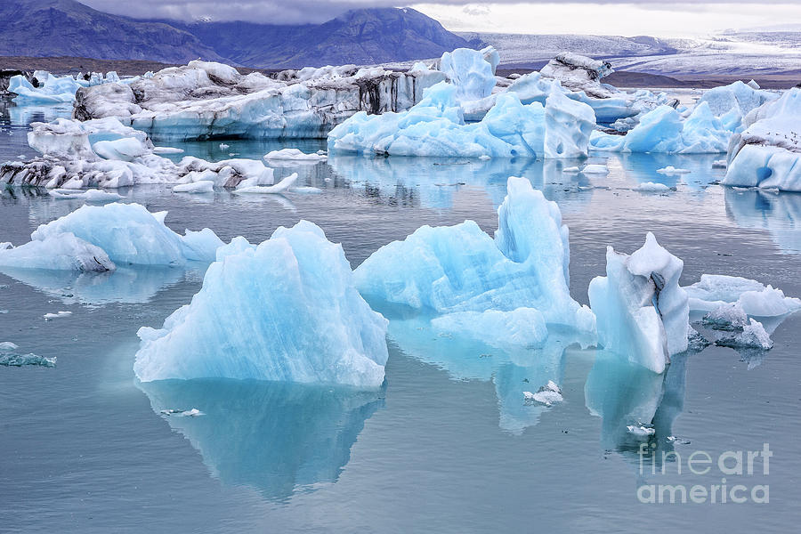 Jokulsarlon Glacier Lagoon Photograph by Edward Fielding