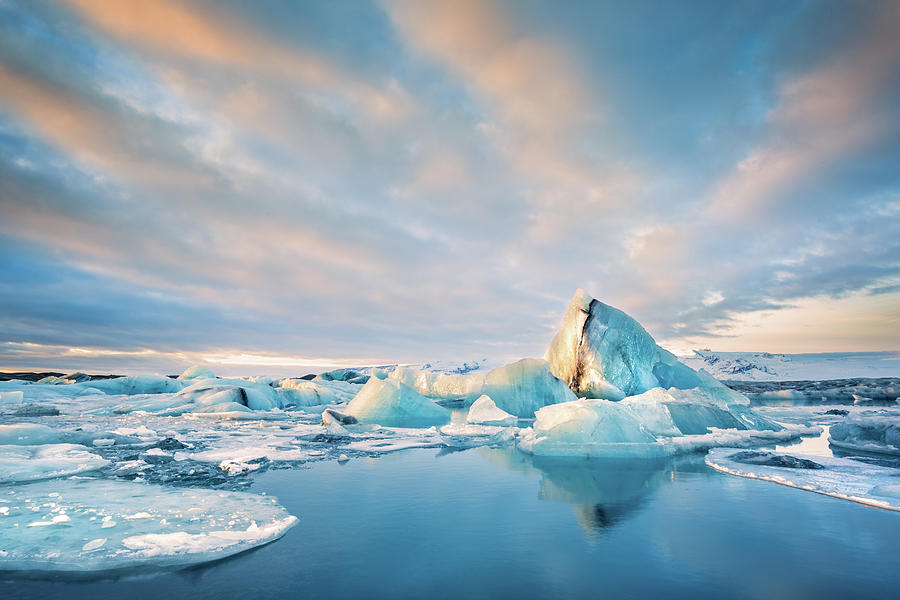 Jokulsarlon glacier lagoon Photograph by Mihai Andritoiu