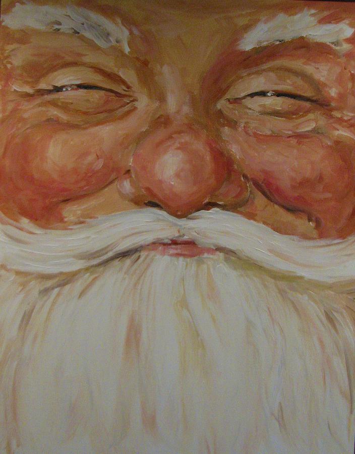 Christmas Painting - Jolly ol Elf by Richard Klingbeil