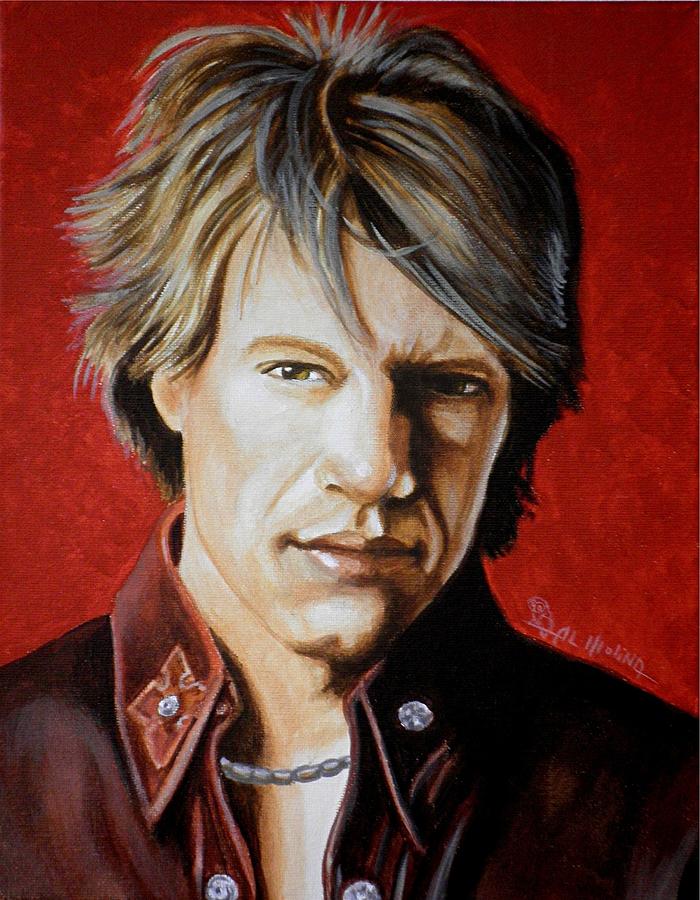 Jon Bon Jovi Painting by Al  Molina