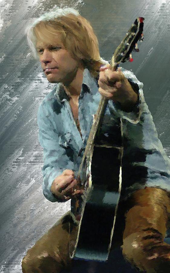 Acrylic Painting - Jon Bon Jovi by Brian Tones