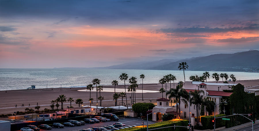 Jonathan Beach Club Sunset Photograph by Gene Parks