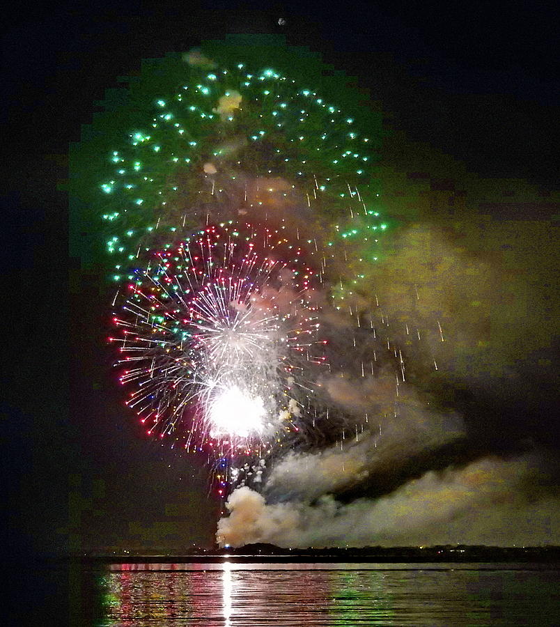 Jones Beach Fireworks Photograph by Tony Ambrosio Fine Art America