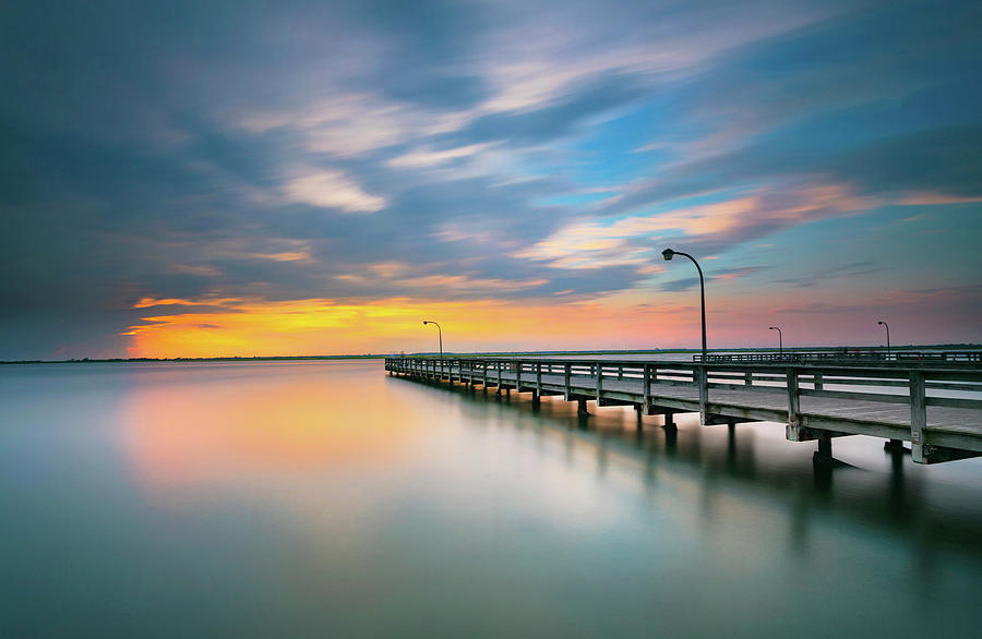 Jones Beach Sunset Photograph by Dunn Ellen - Fine Art America